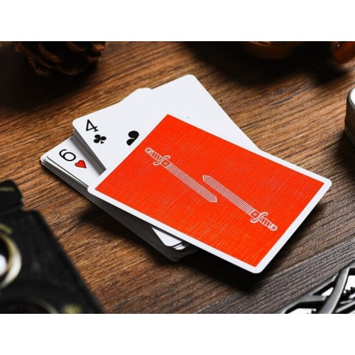 King Slayer Red Playing Cards by Ellusionist